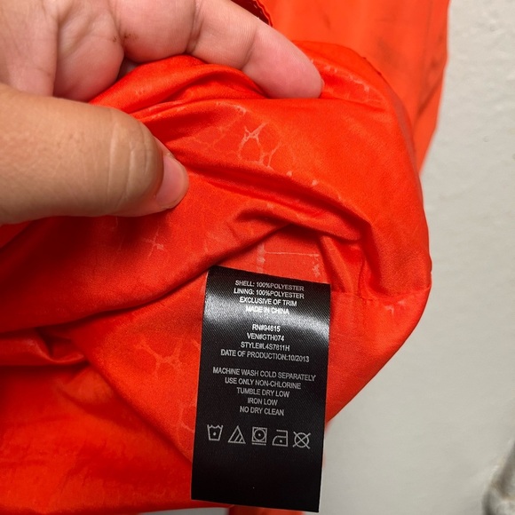 Sam Edelman Orange Utility Jacket with Hood - Picture 11 of 12